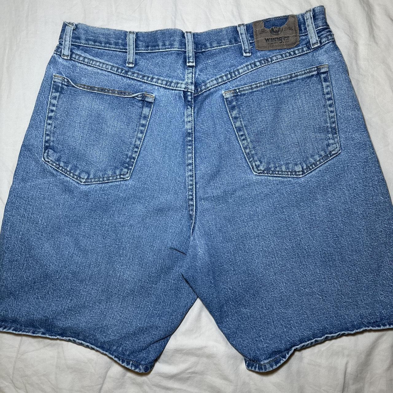 Vintage Wrangler Jean Shorts ⚡️Waist: 36 Length:... - Depop