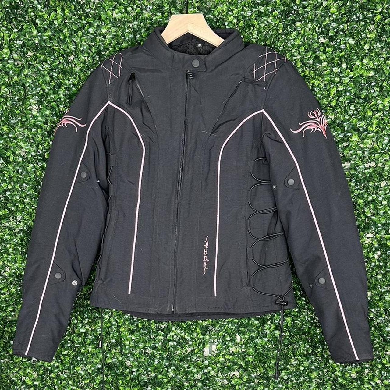 Y2K Women’s Motorcycle Jacket ⚡️Size Small... Depop