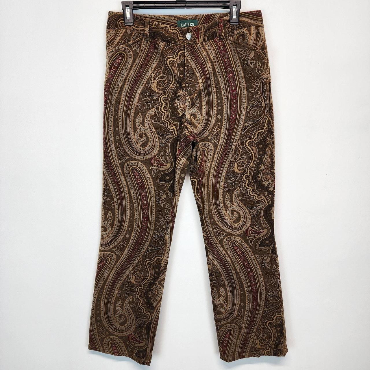 Ralph lauren paisley pants online