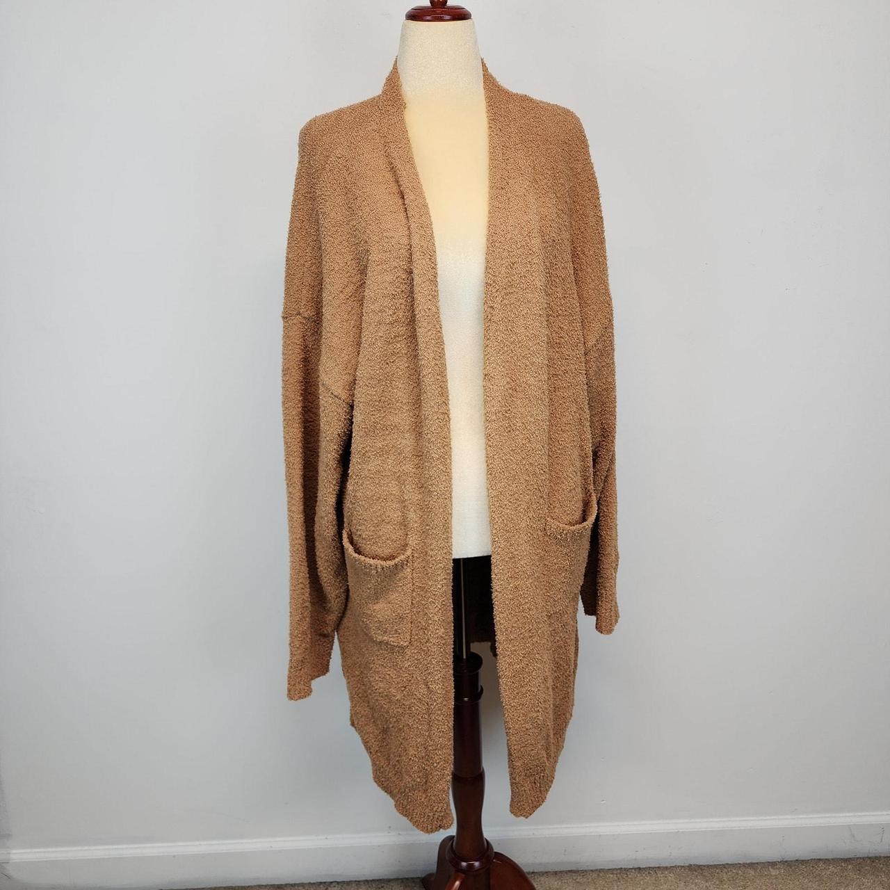 Heyson Duster Cardigan Womens 2XL Brown Long Sleeve. Depop