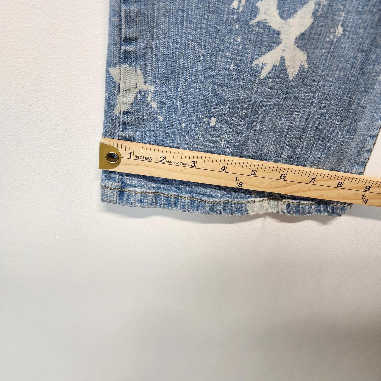 Source Unknown Women's Flare Bleached Jeans - Blu… - image 7