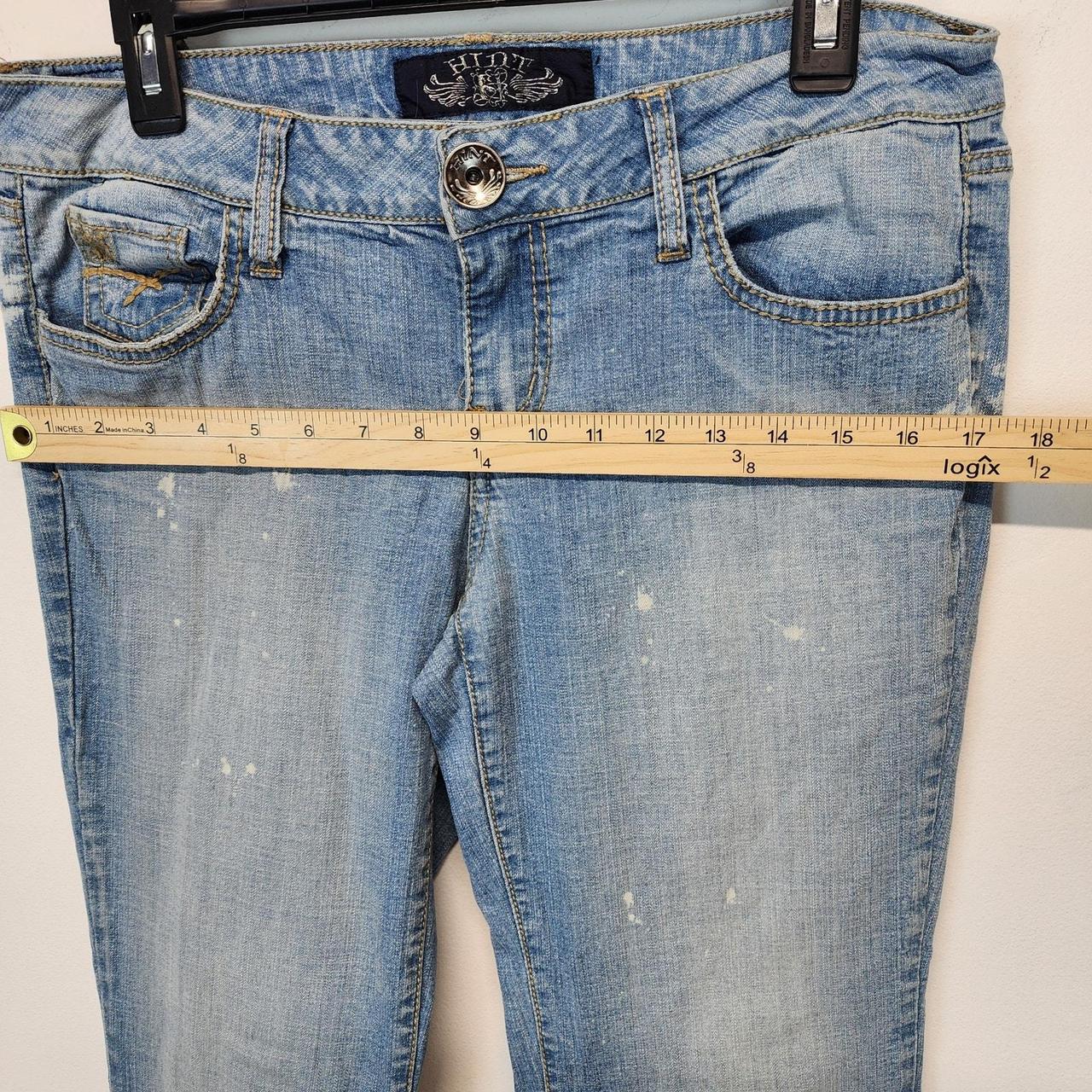 Source Unknown Women's Flare Bleached Jeans - Blu… - image 4