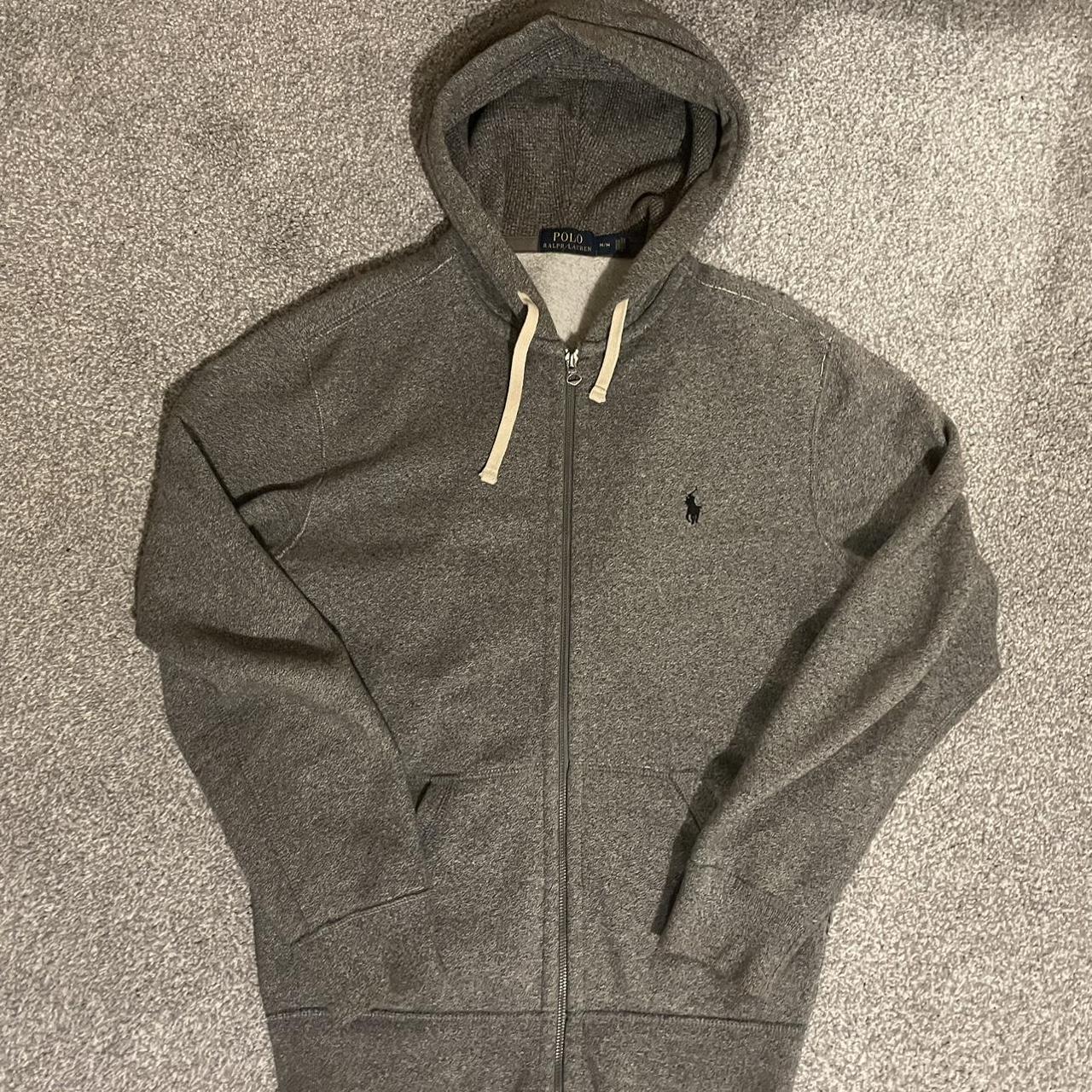 Ralph Lauren Men's Grey Hoodie | Depop