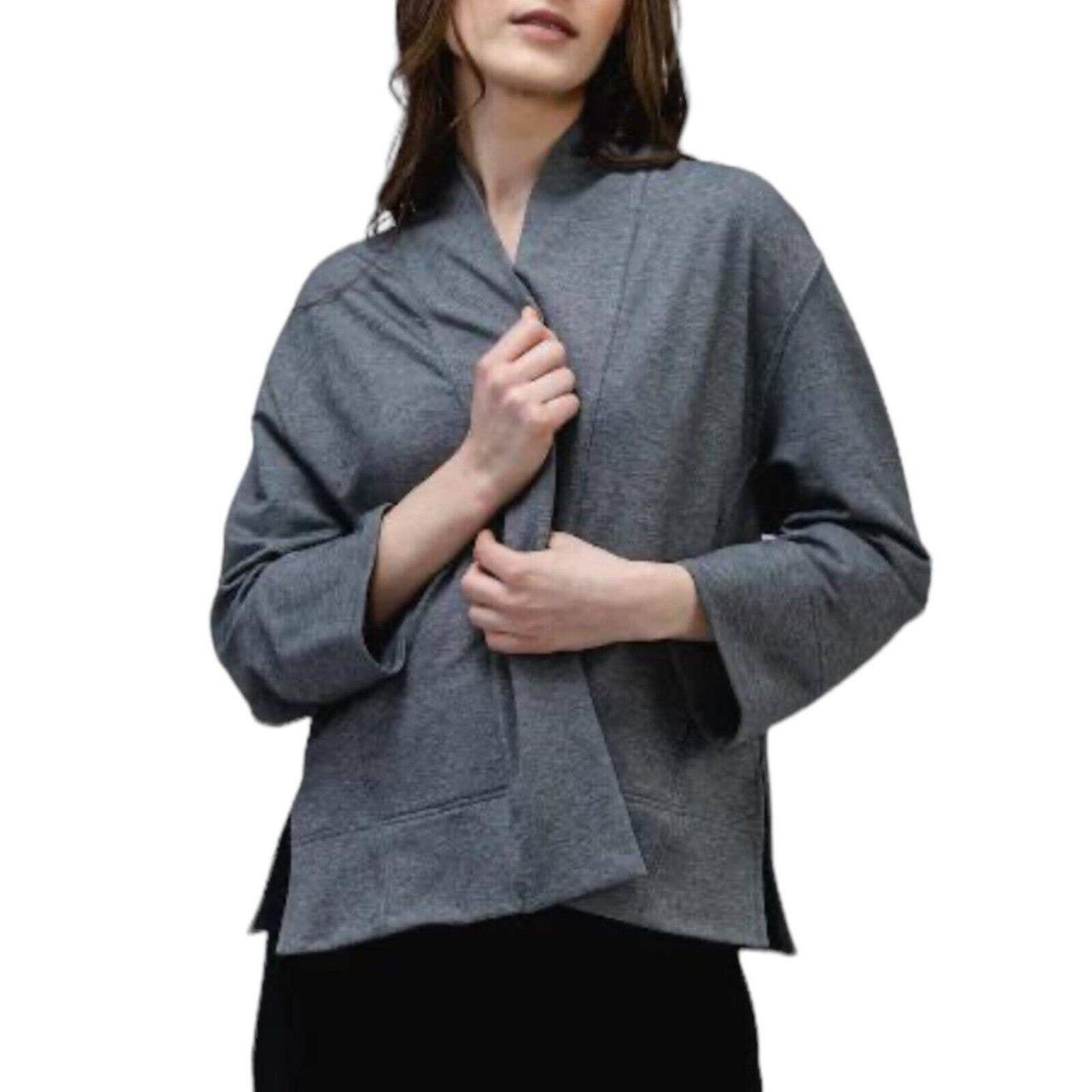 NWT Ministry Of Supply Dark Gray Fusion Terry Women's Sweatshirt
