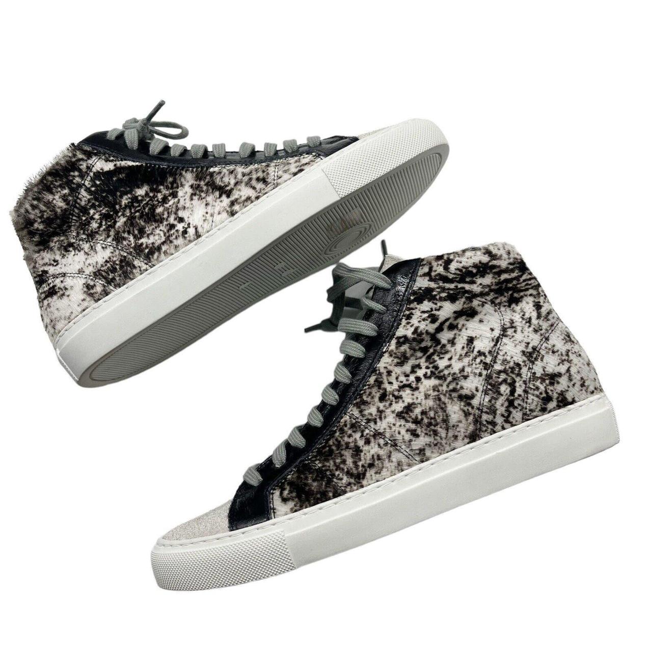 p448 calf hair sneakers