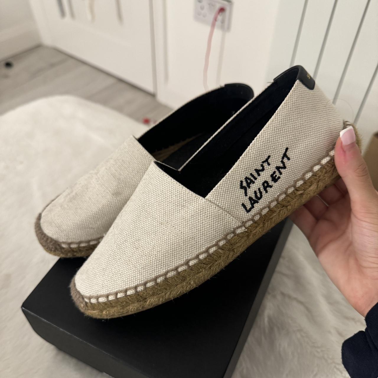 Saint Laurent canvas espadrilles Worn a few | Depop