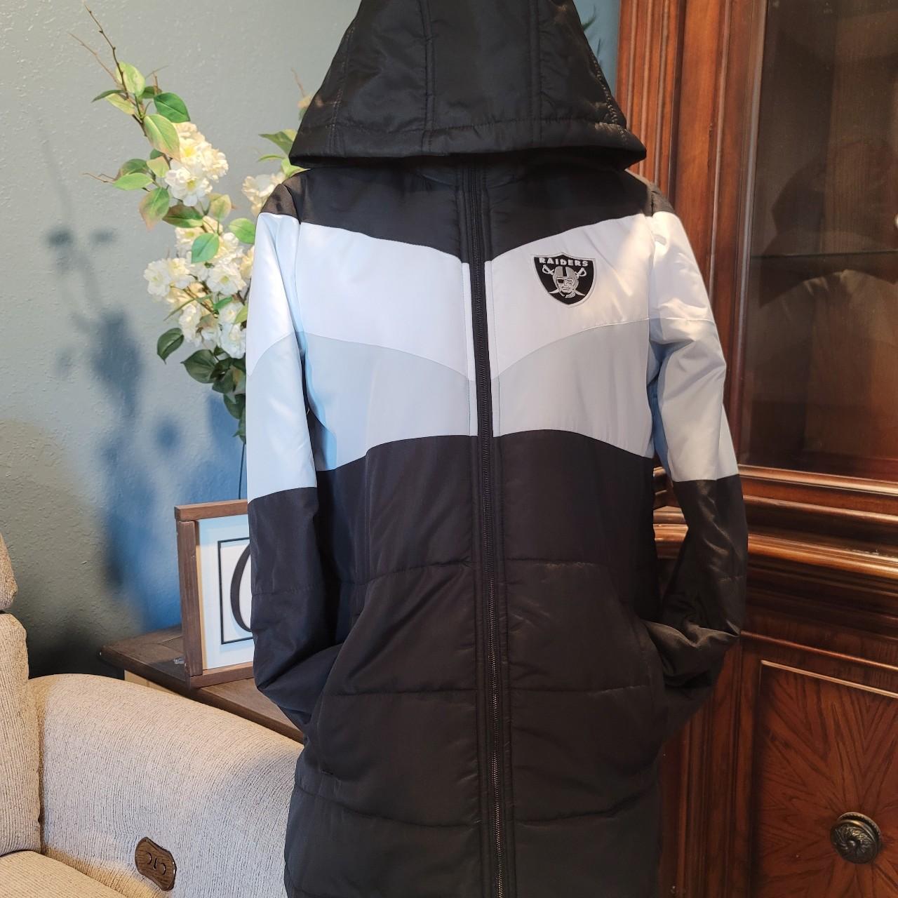 Oakland Raiders Women's Winter Jacket Has Detachable - Depop