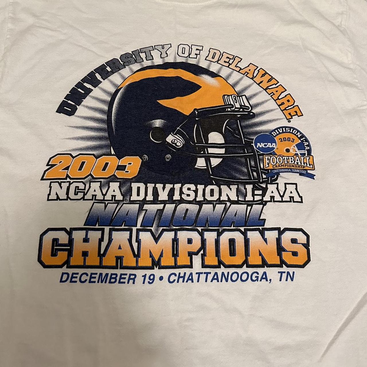 Vintage 2003 University of Delaware NCAA Champions... - Depop