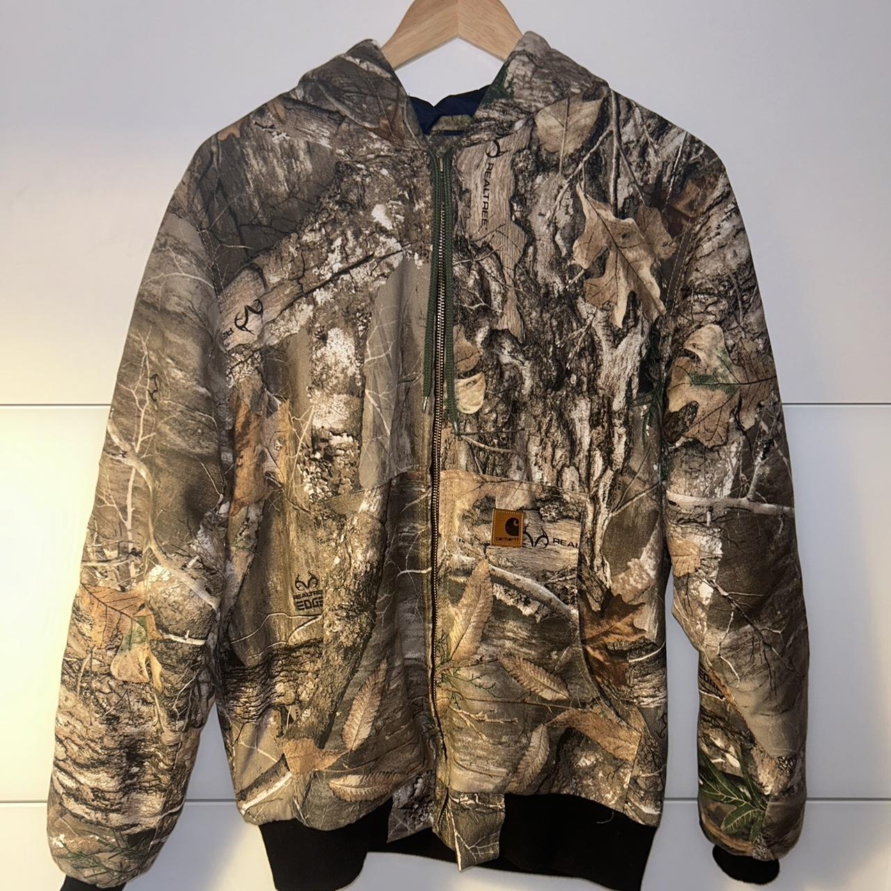 Carhartt (reworked) Realtree Jacket Size M Good - Depop