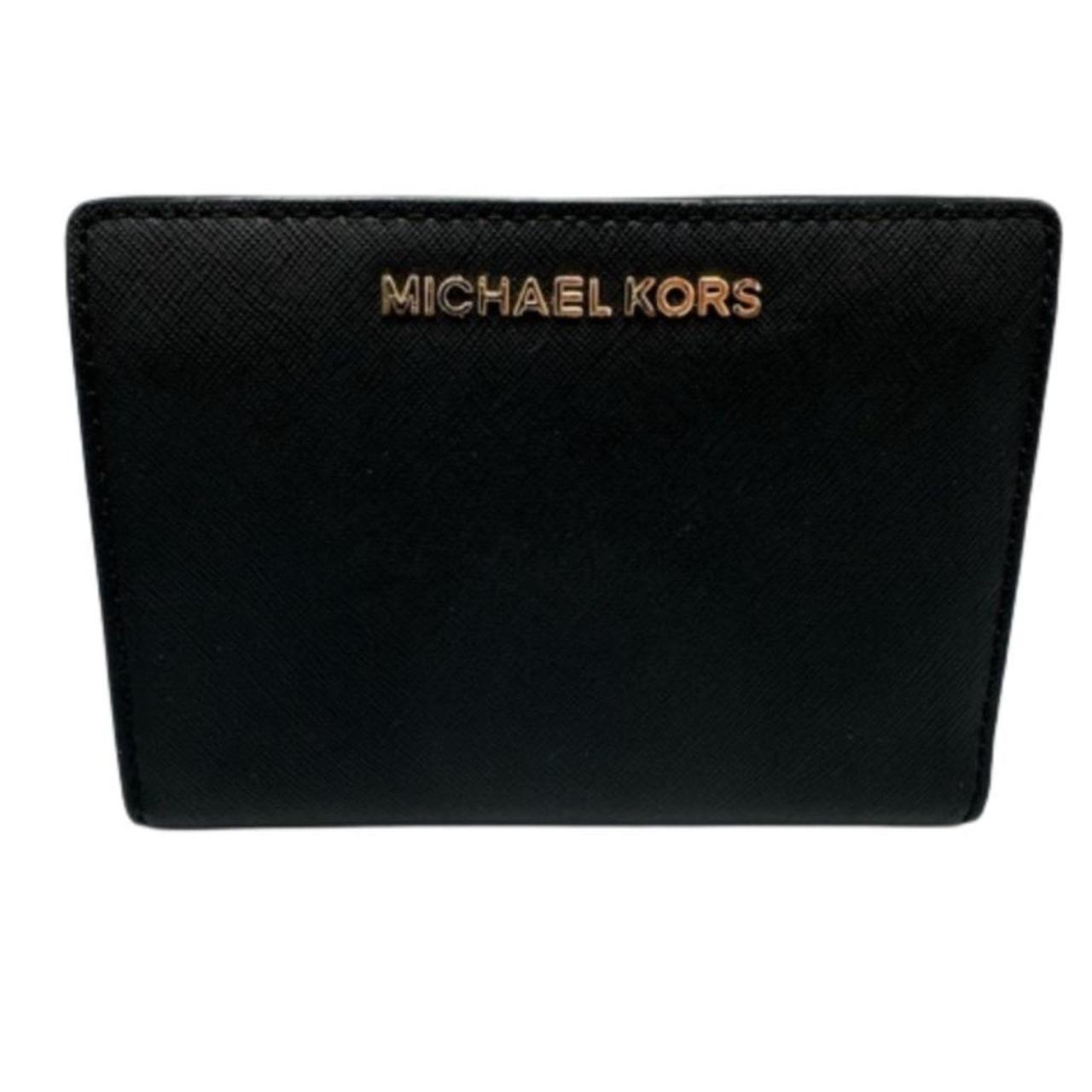 Michael Kors Wallet Saffiano Leather Gold Tone. Depop