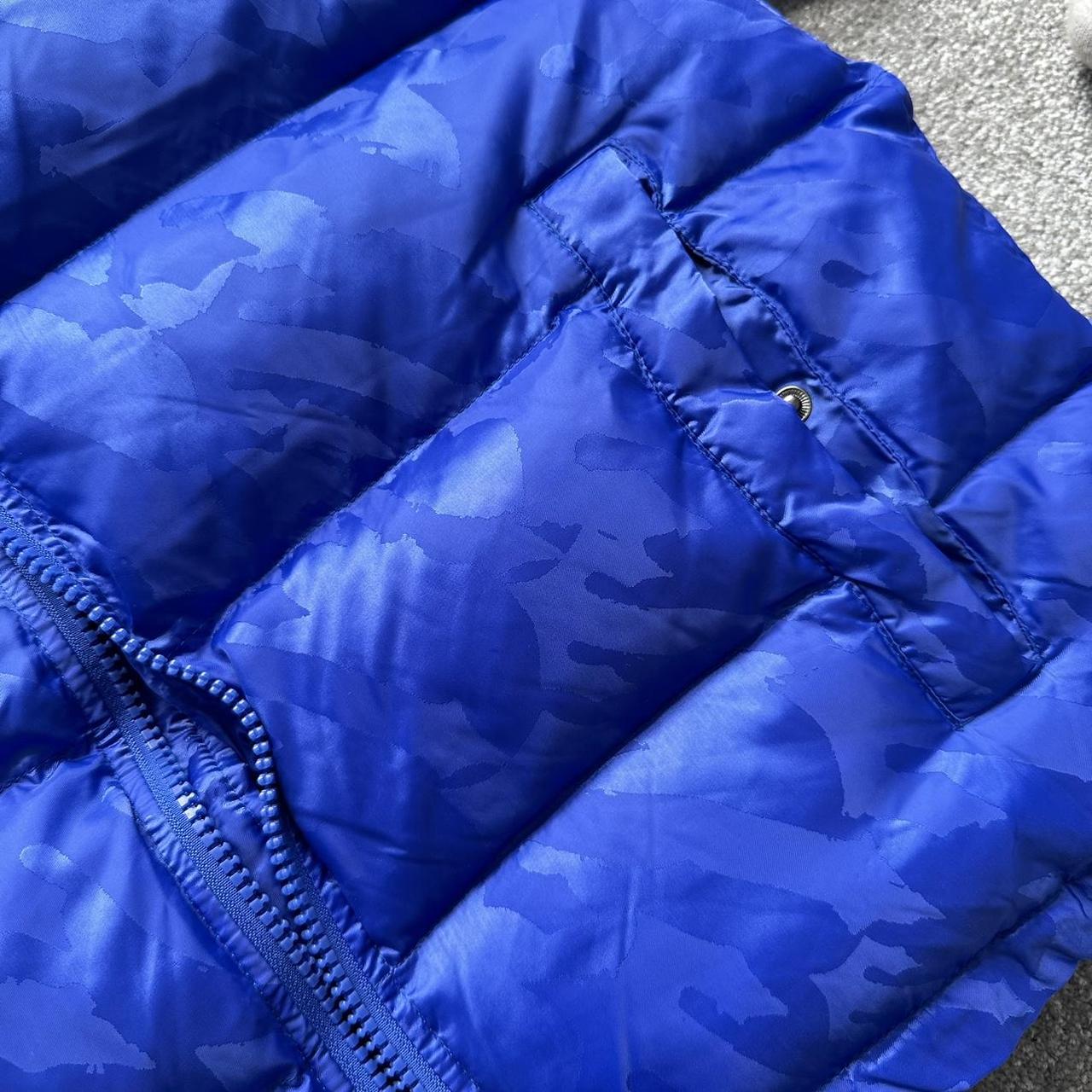 TRAPSTAR T JACQUARD PUFFER JACKET DAZZLING BLUE... Depop