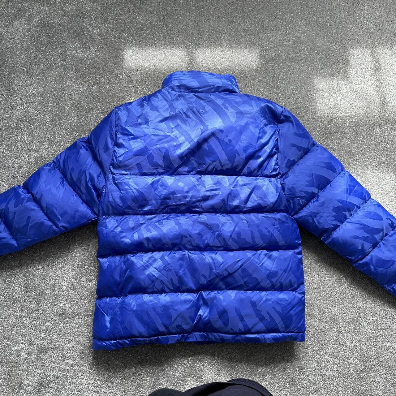 TRAPSTAR T JACQUARD PUFFER JACKET DAZZLING BLUE... Depop