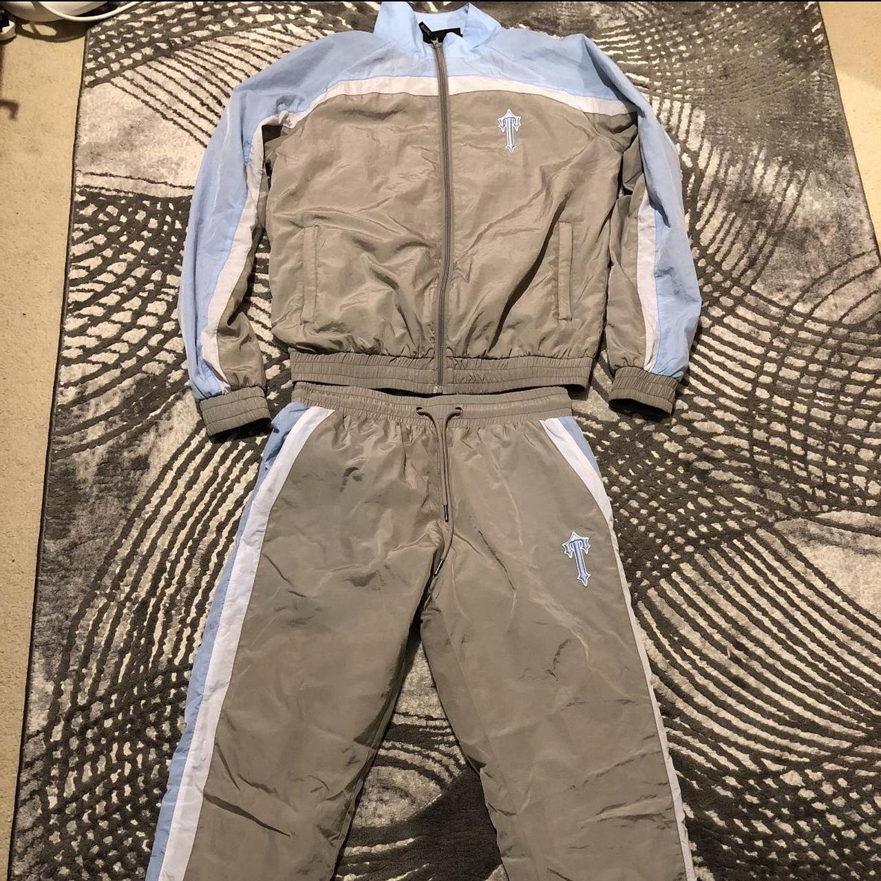 Trapstar Blue Shell Tracksuit size M 100... Depop