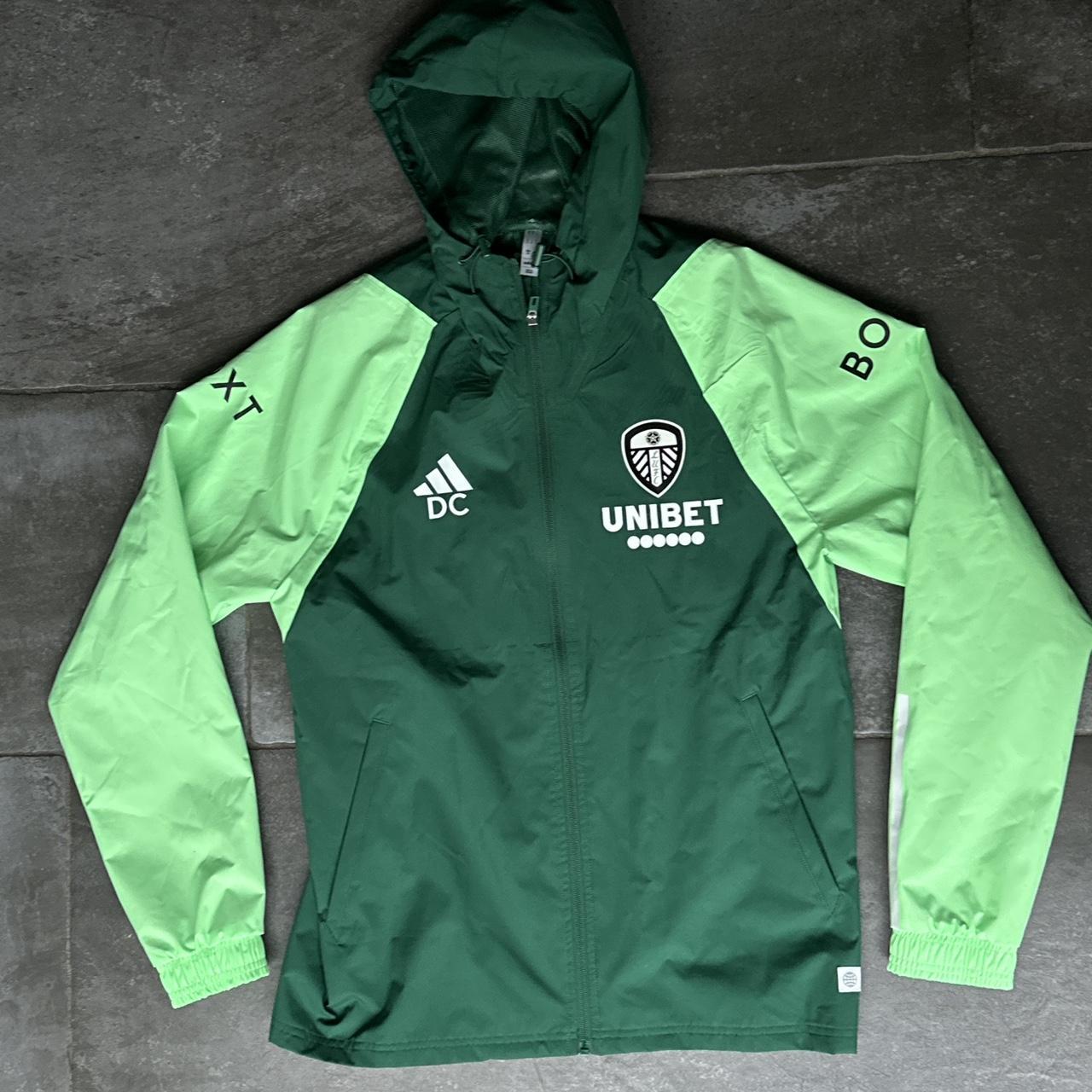 Leeds United adidas ウィンドブレーカー 2023-24 Leeds United adidas 1/4 Zip Hooded Top