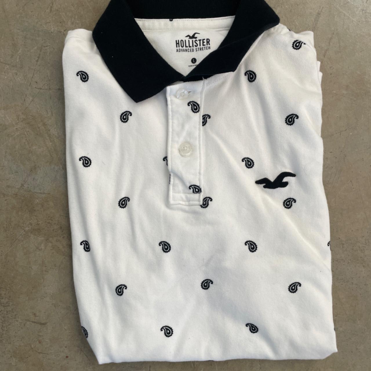 Large Hollister Shirt with Logo all over