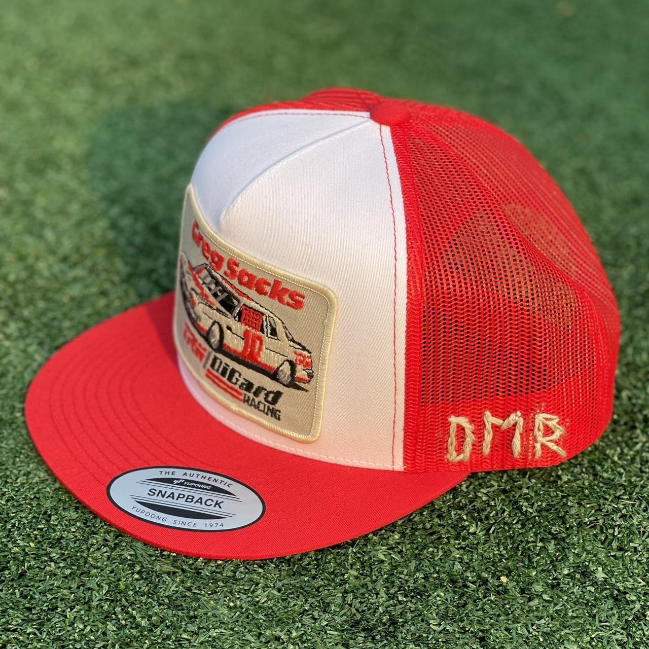 Vintage Greg Sacks DiGard racing patch 🖤 Snapback 🖤... - Depop