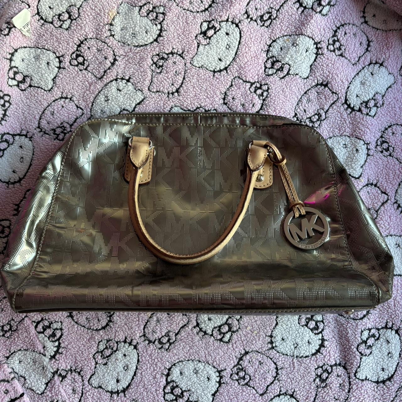 Michael kors gunmetal bumblefoot purse