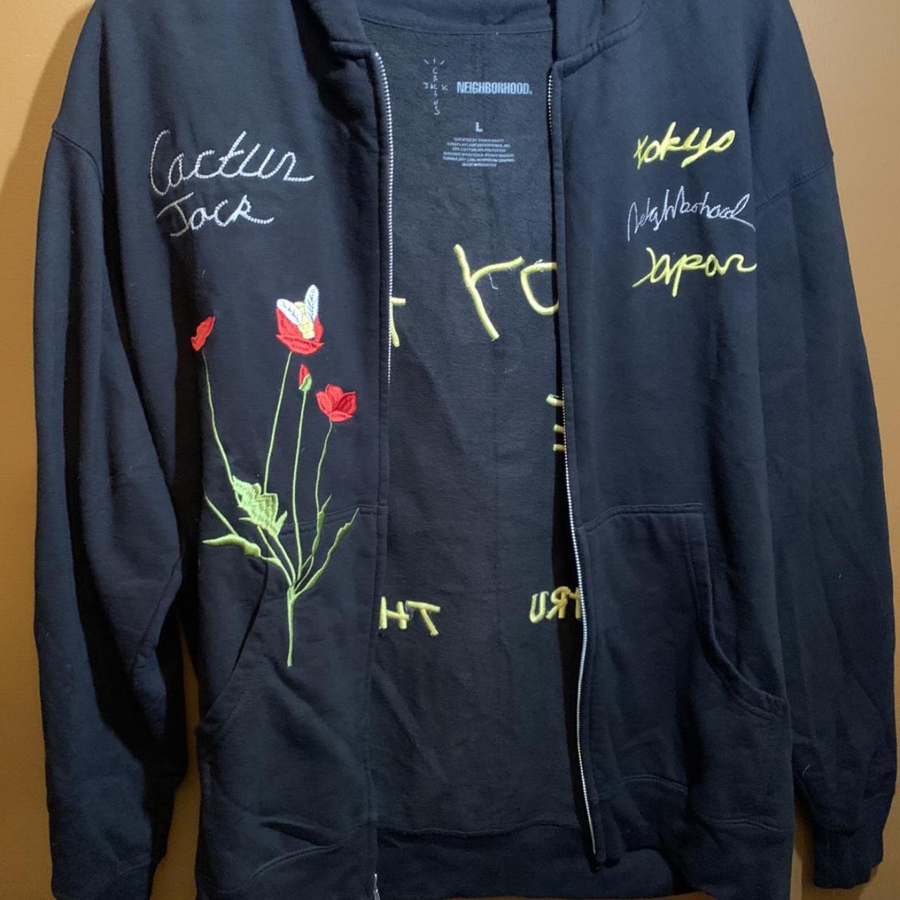 Cactus Jack by Travis Scott, Jackets & Coats, Travis Scott Cactus Jack X  Neighborhood Full Zip Carousel Hoodie Sz L