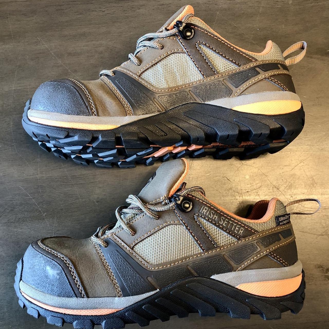 Red Wing Irish Setter Safety Toe Work Boot Womens... Depop