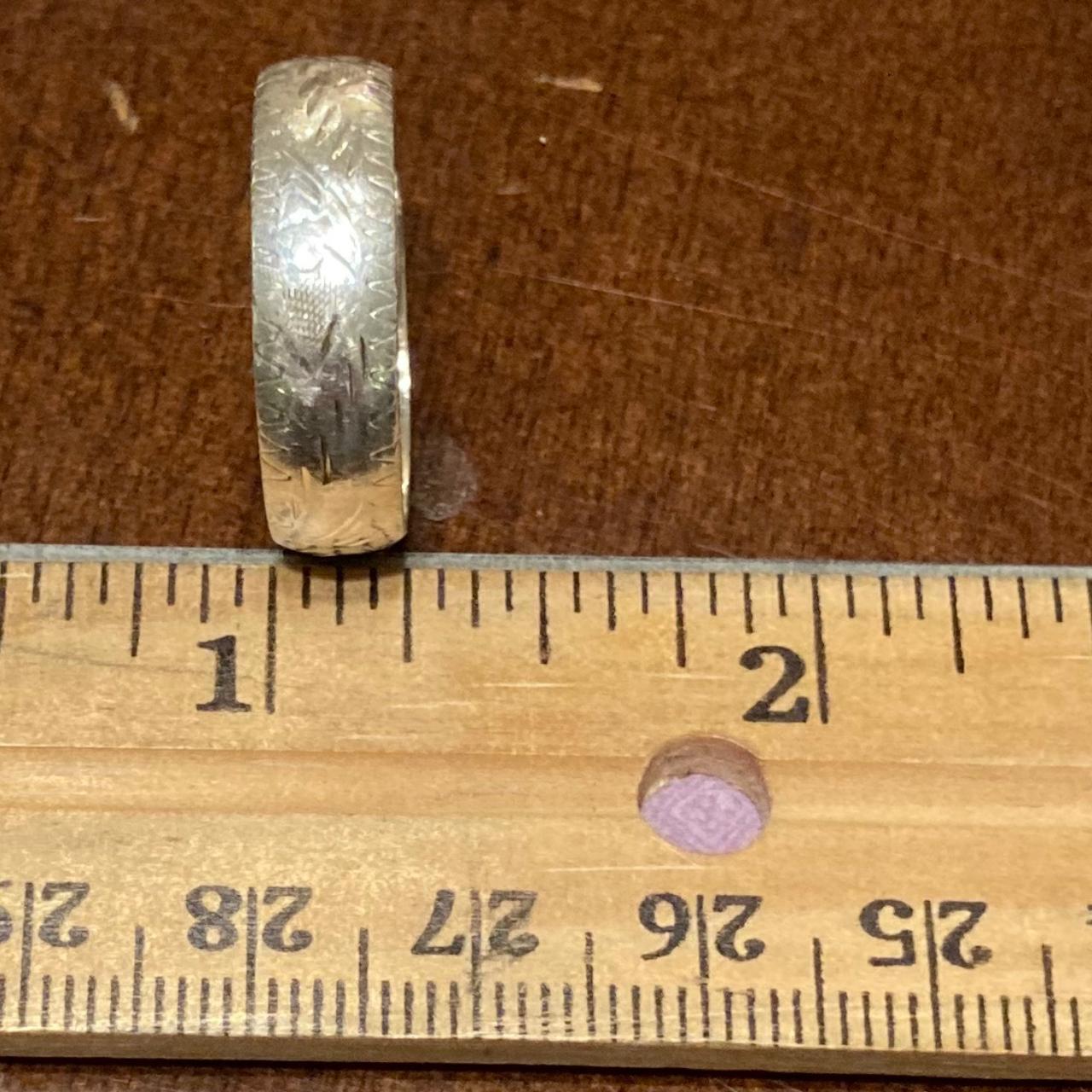 Source Unknown Women's Ring - Silver – Etched Ste… - image 8