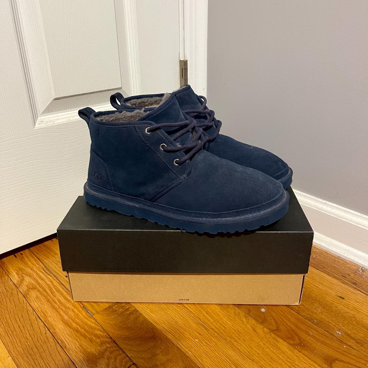 navy blue ugg rain boots