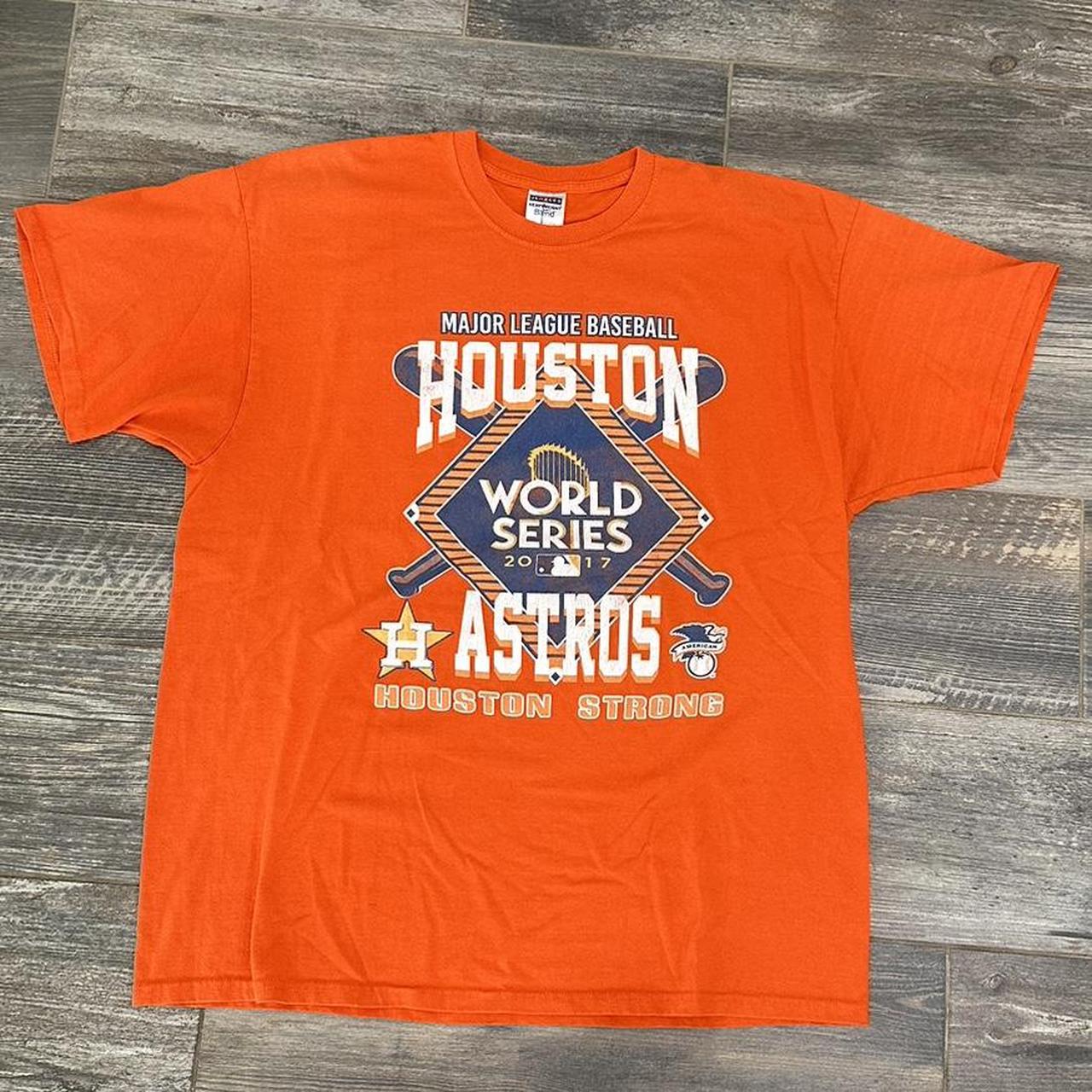 Vintage Houston Astros Jersey Shirt Stitched-on - Depop