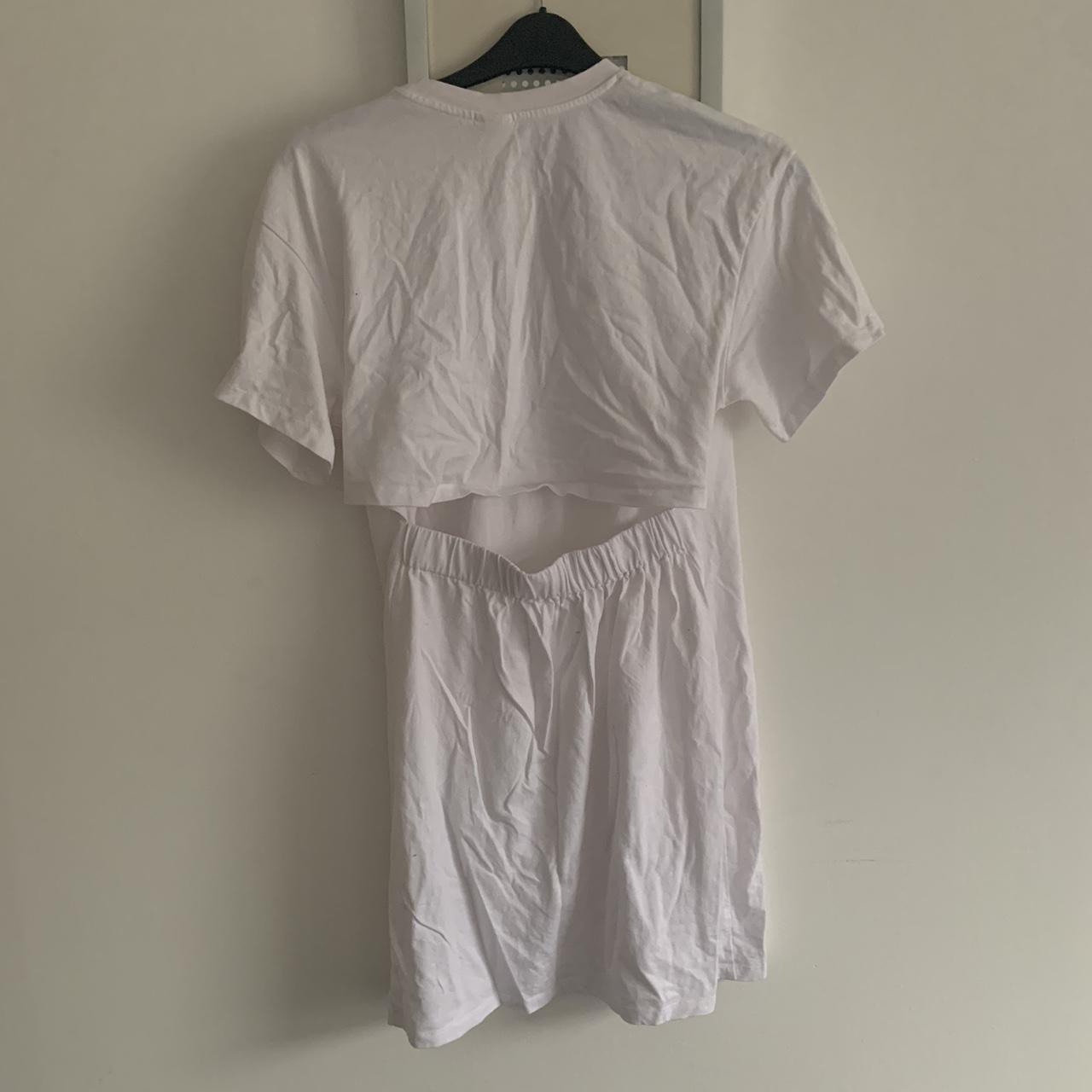 H&M Women's White Dress Depop