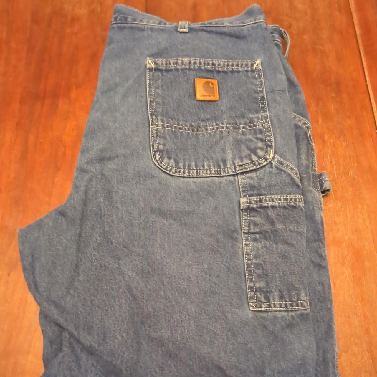 Carhartt, Jean Shorts, Size 38, Carpenter, Blue Depop