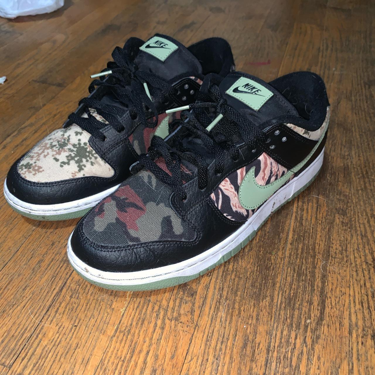 camo dunks