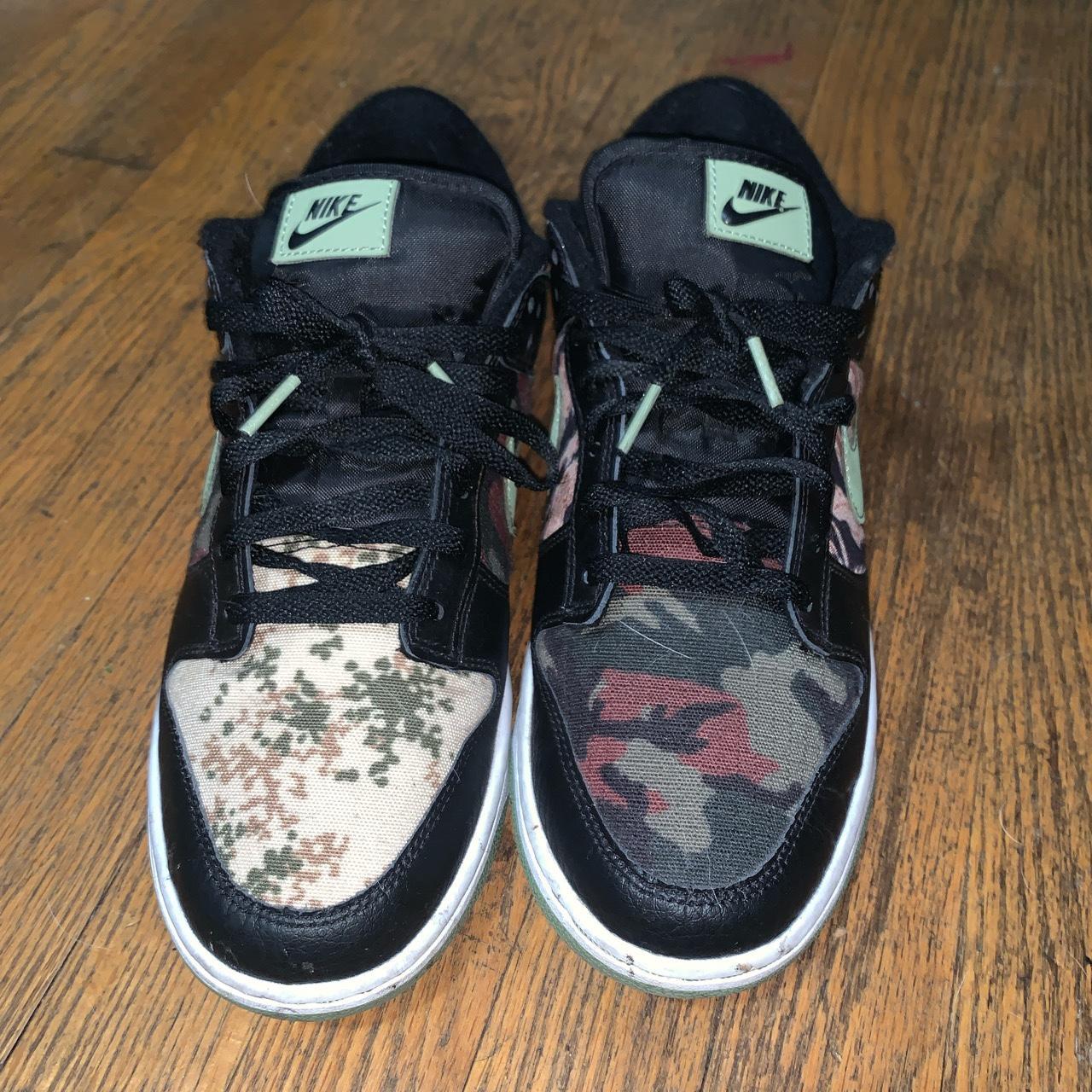 mens camo dunks