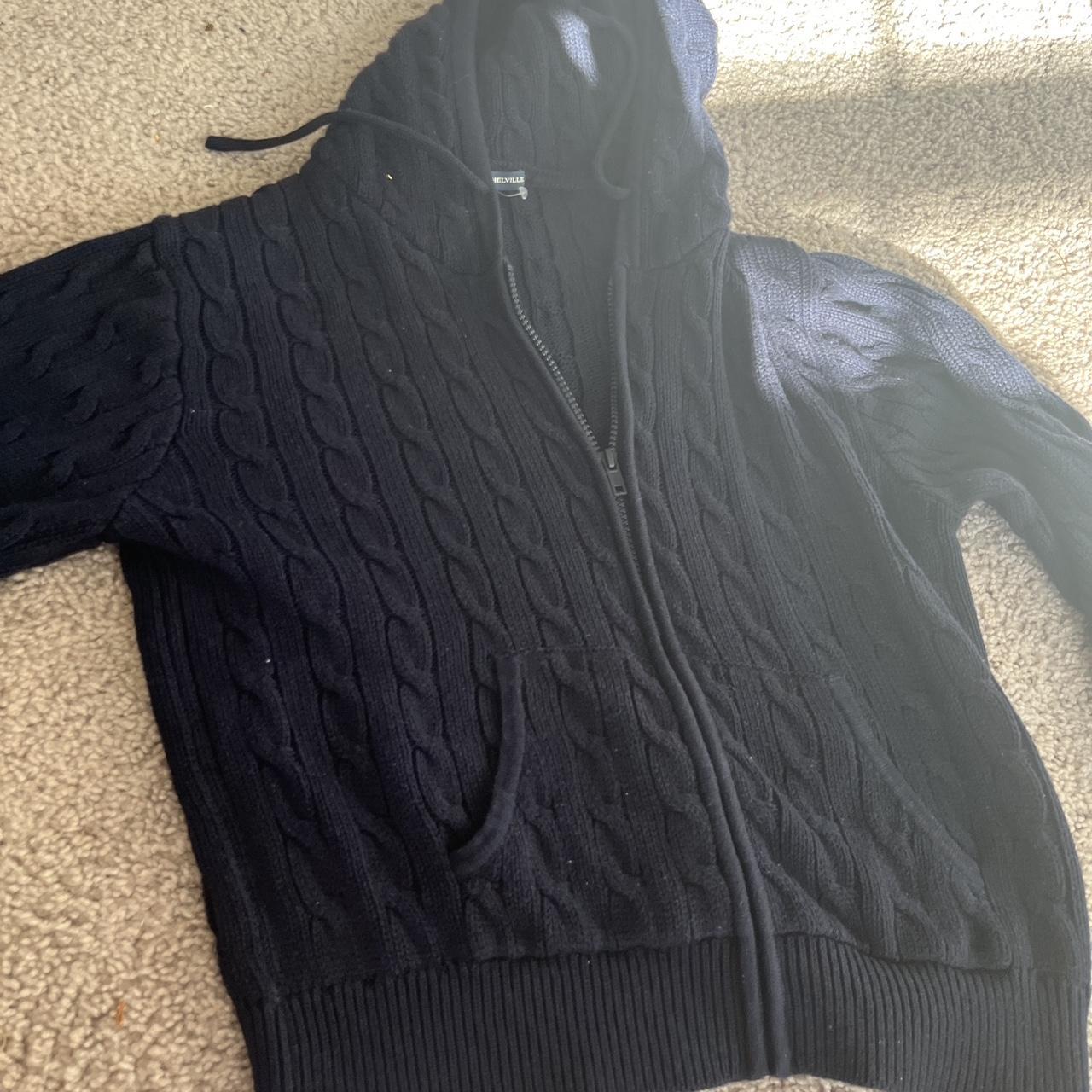 Brandy Ayla Knit Zip Up Depop