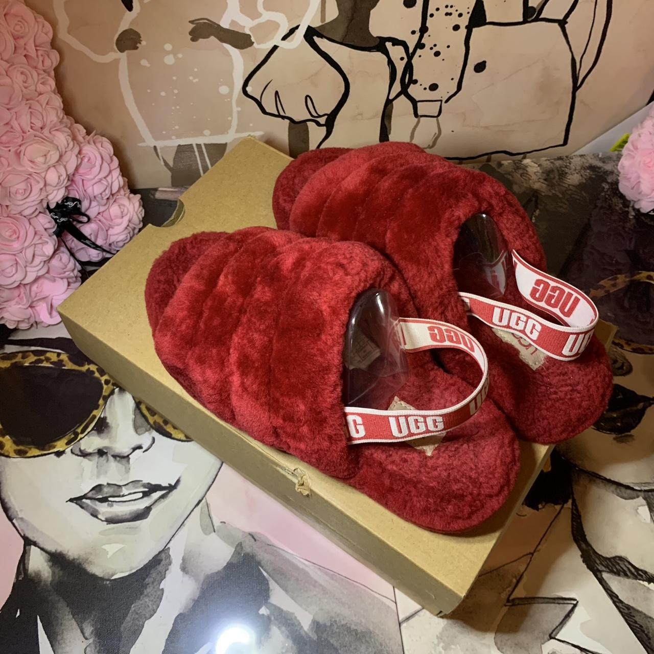 Ugg best sale red sandals