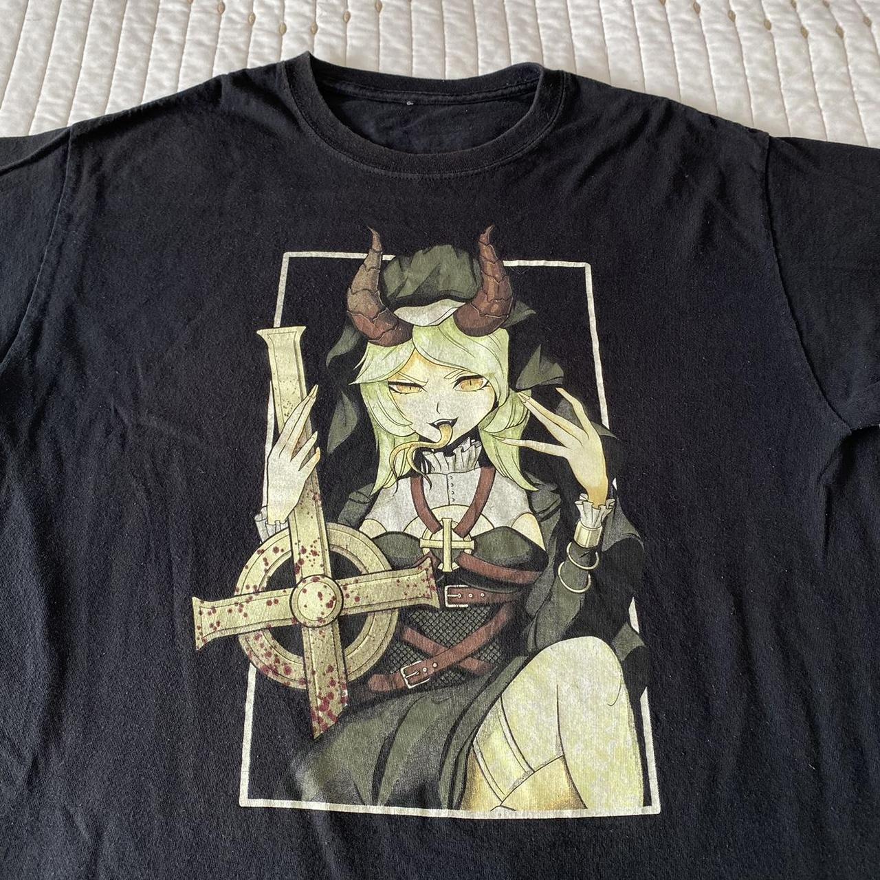 Kawaii Krypt Demon Nun Shirt Anime Tee Mens Size... - Depop