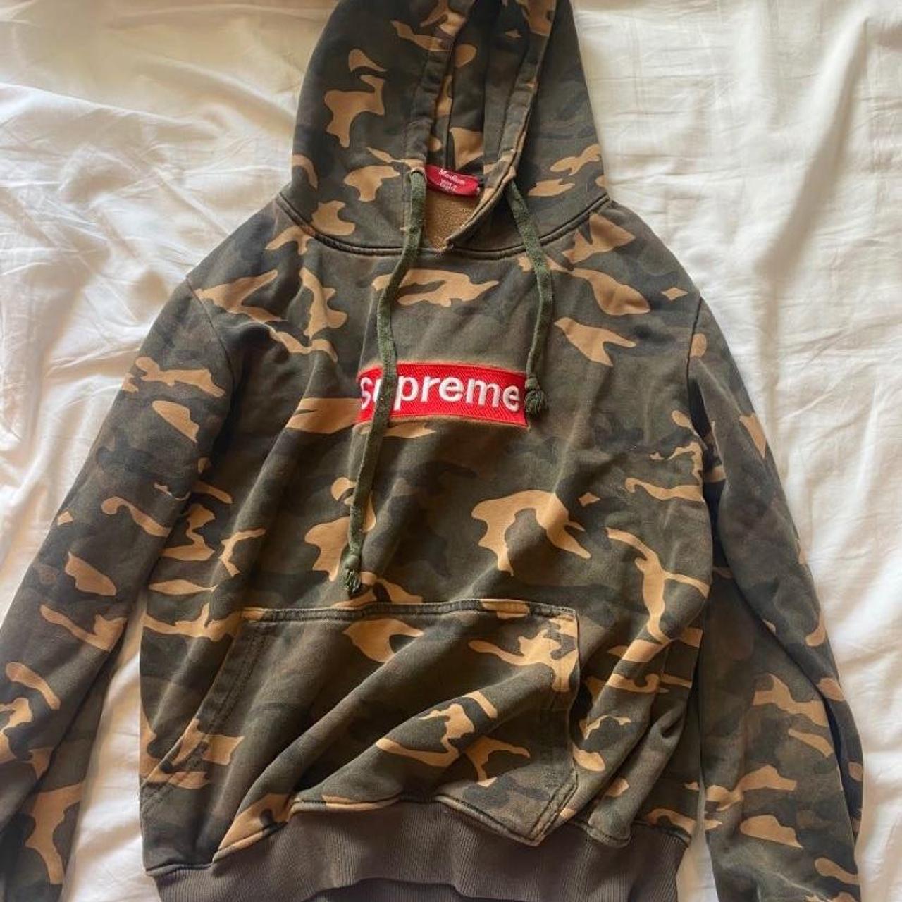 Tan on sale supreme hoodie