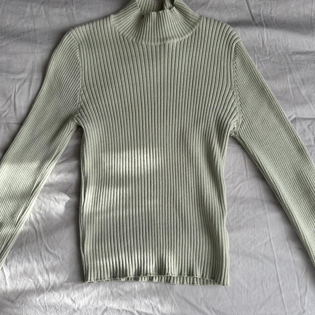 Brandy Melville Women's Green Jumper | Depop