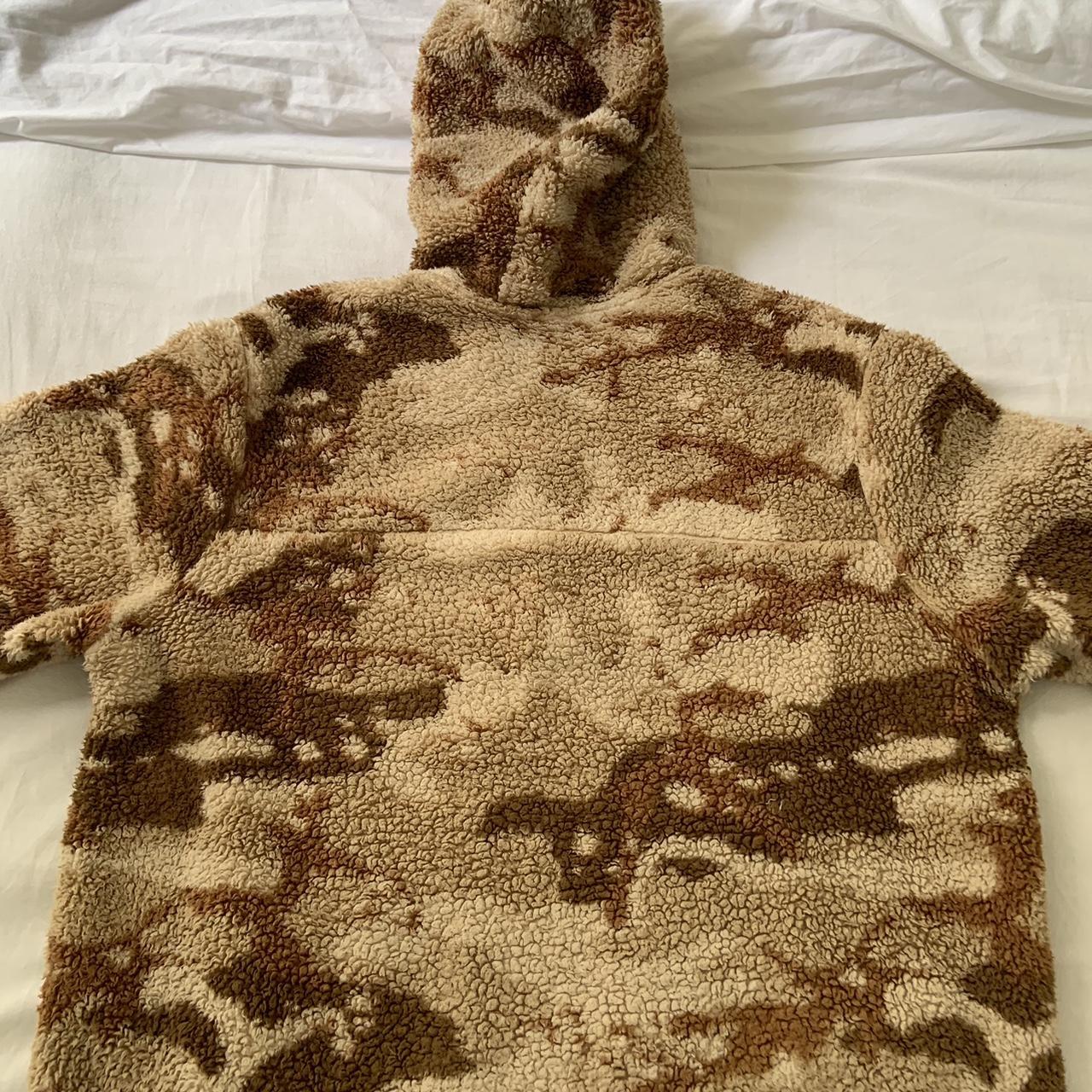 North face sherpa in desert camo - unbelievably soft... - Depop