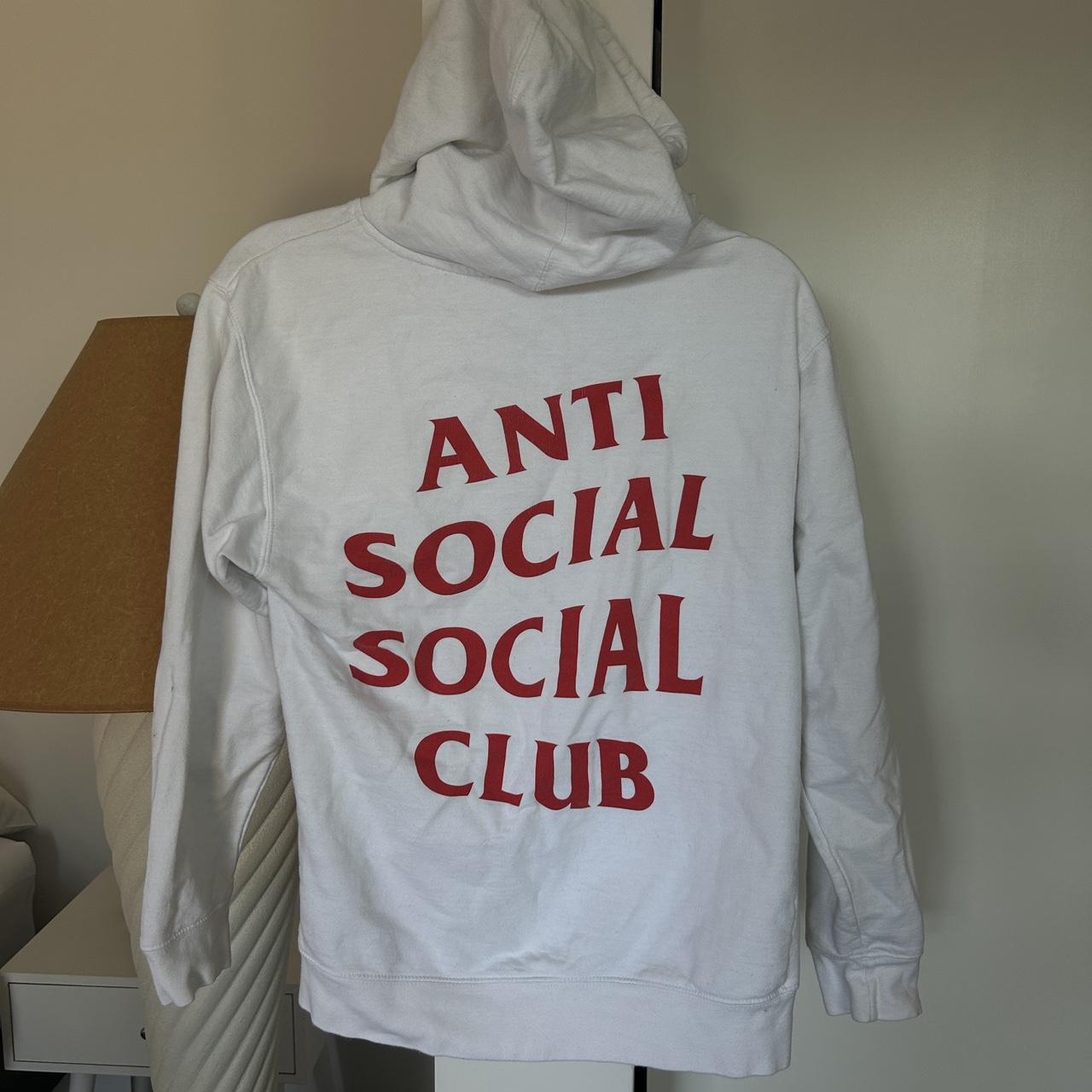 Anti Social Social Club Men's White Coat (2)
