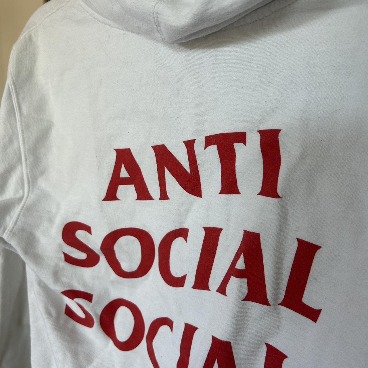 Anti Social Social Club Men's White Coat (4)
