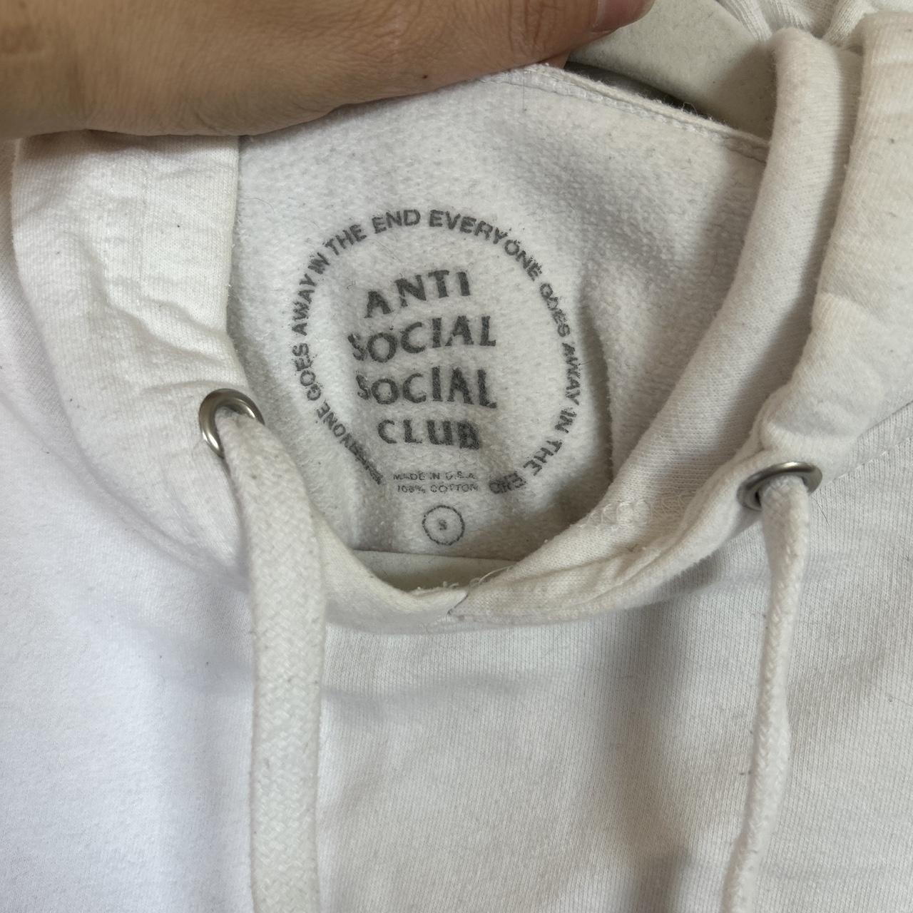 Anti Social Social Club Men's White Coat (6)