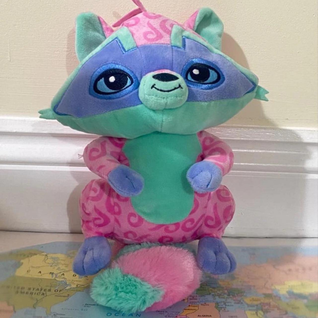 Animal Jam Loopy Raccoon Deluxe Plush toy Official... - Depop