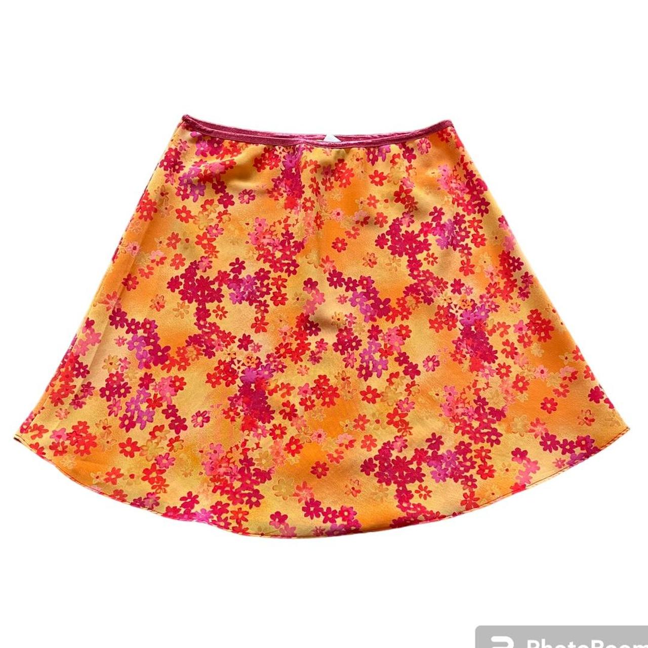 Vintage 90s mini skirt Super cute bright colored... - Depop