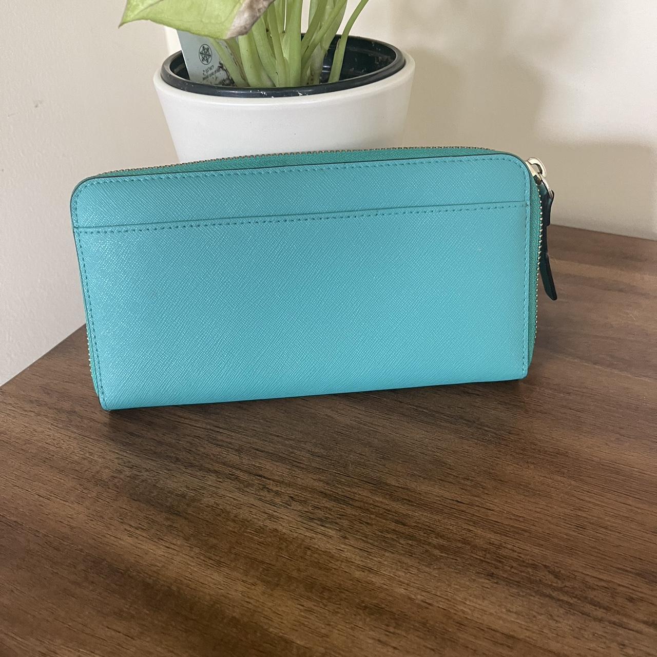 vintage-kate-spade-teal-zip-around-leather-wallet-depop