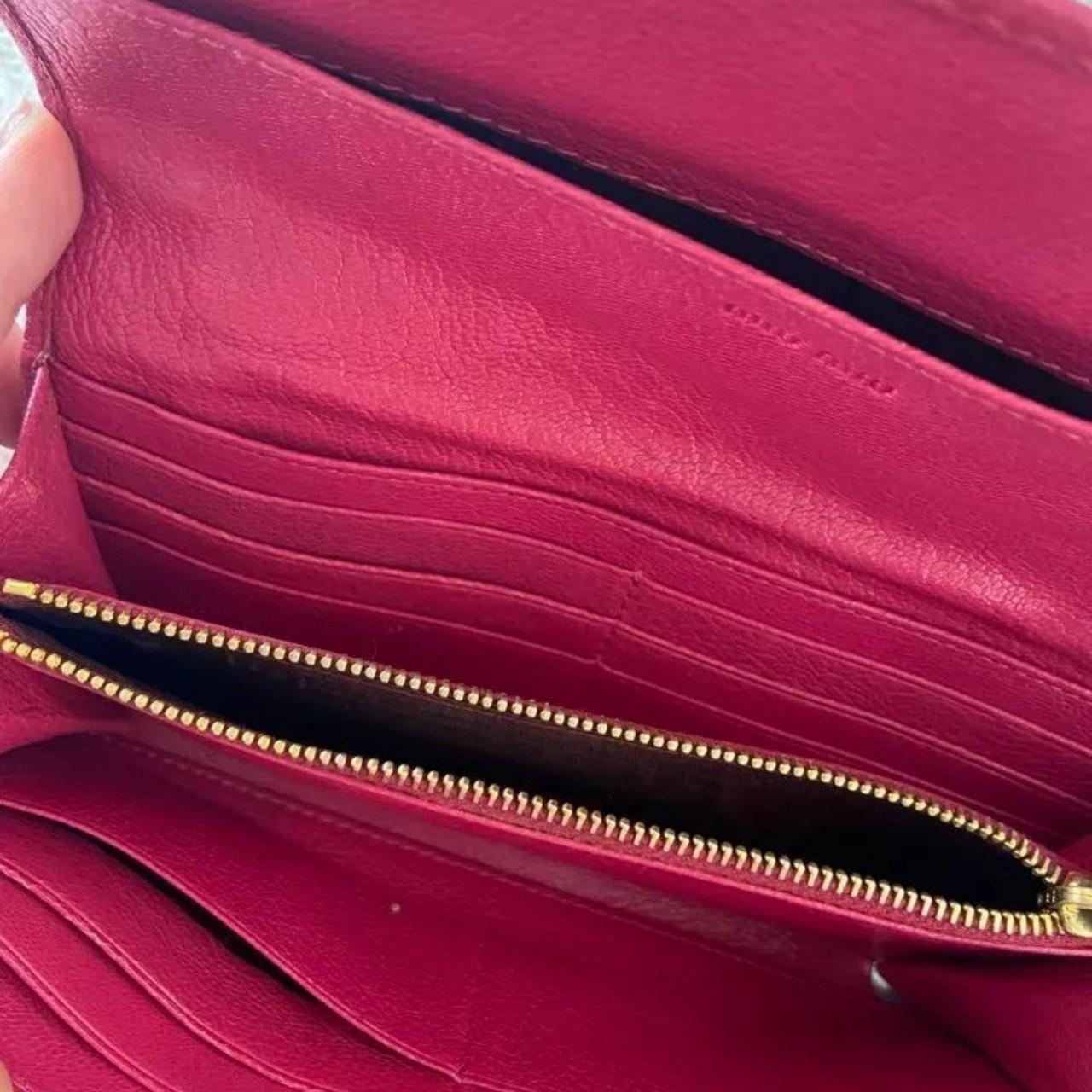 Miu Miu Women's Wallets - Pink – Miu Miu BEJEWELE… - image 3