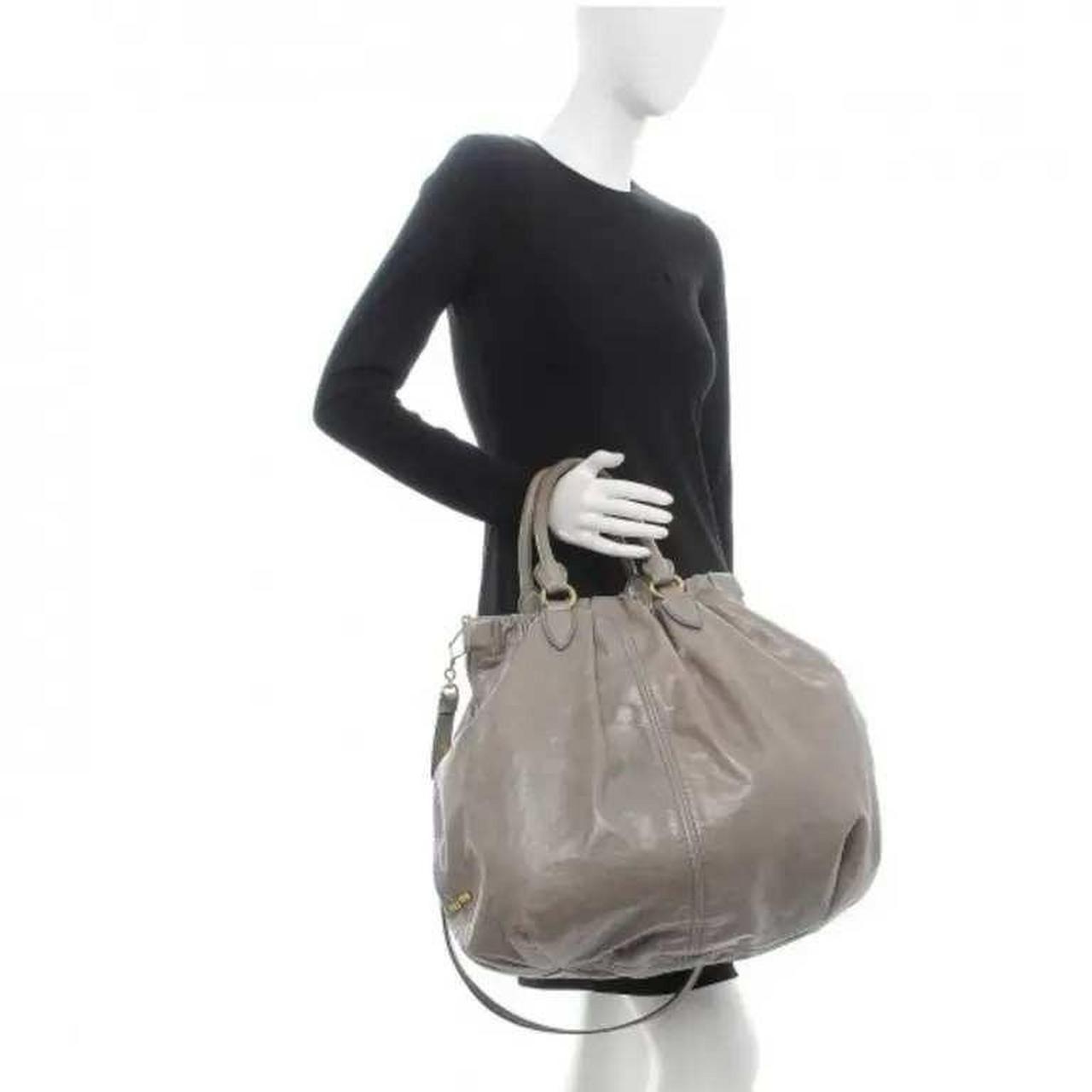 Miu Miu Women's Satchels - Grey/Gold – Miu Miu As… - image 3