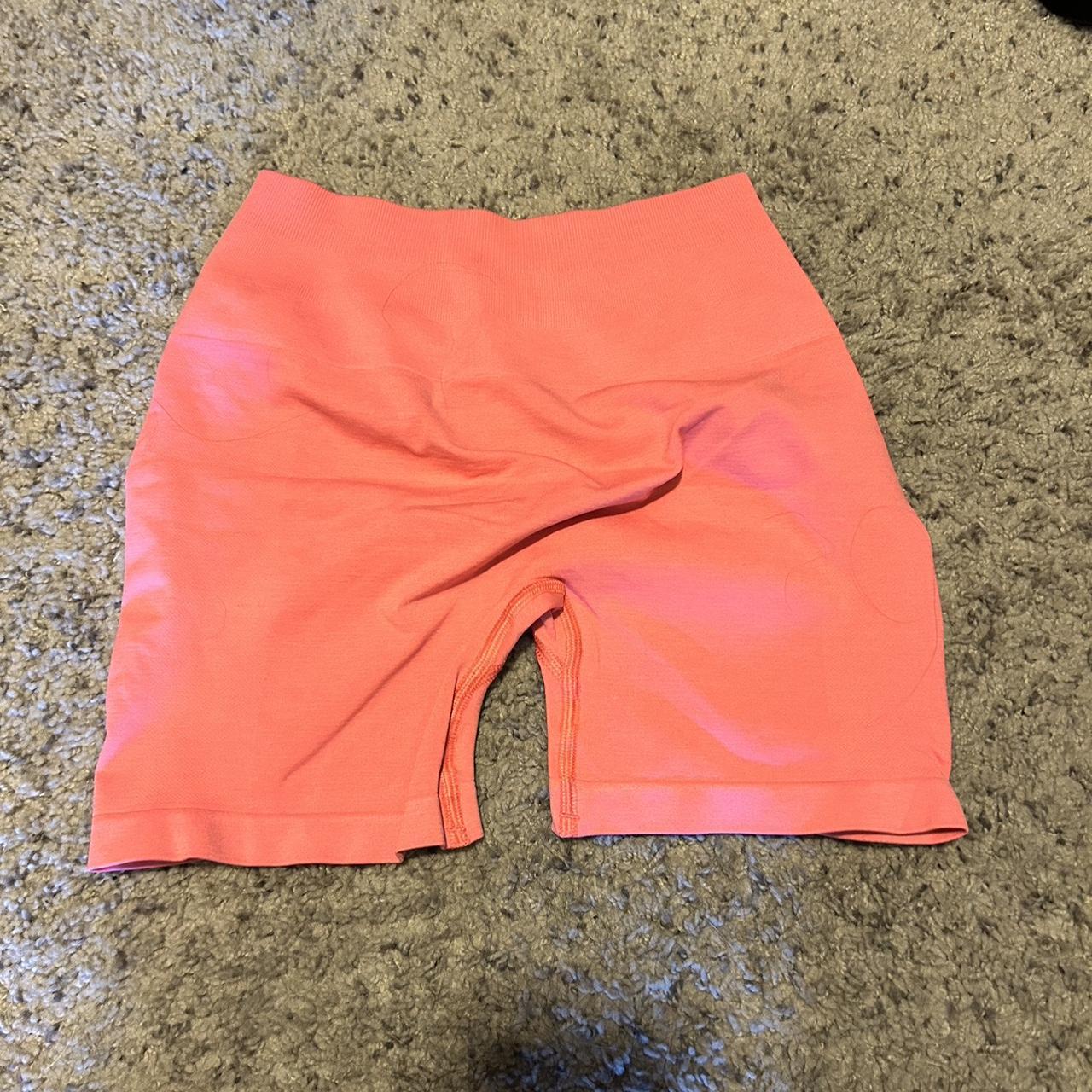 alphalete-women-s-pink-shorts-depop