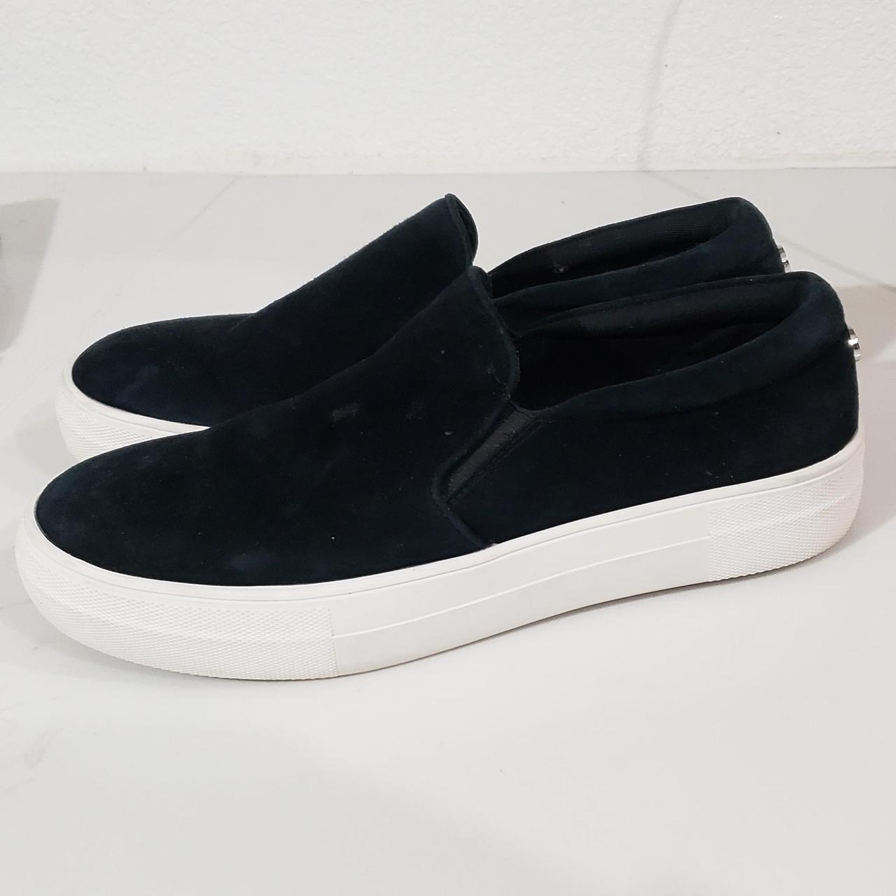 Steve Madden Gills Black Suede Leather Flatform. Depop