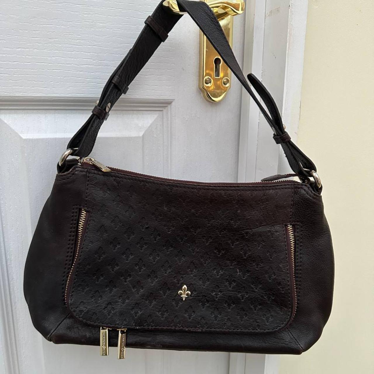 Patrick Cox Dark Brown Shoulder Bag Depop