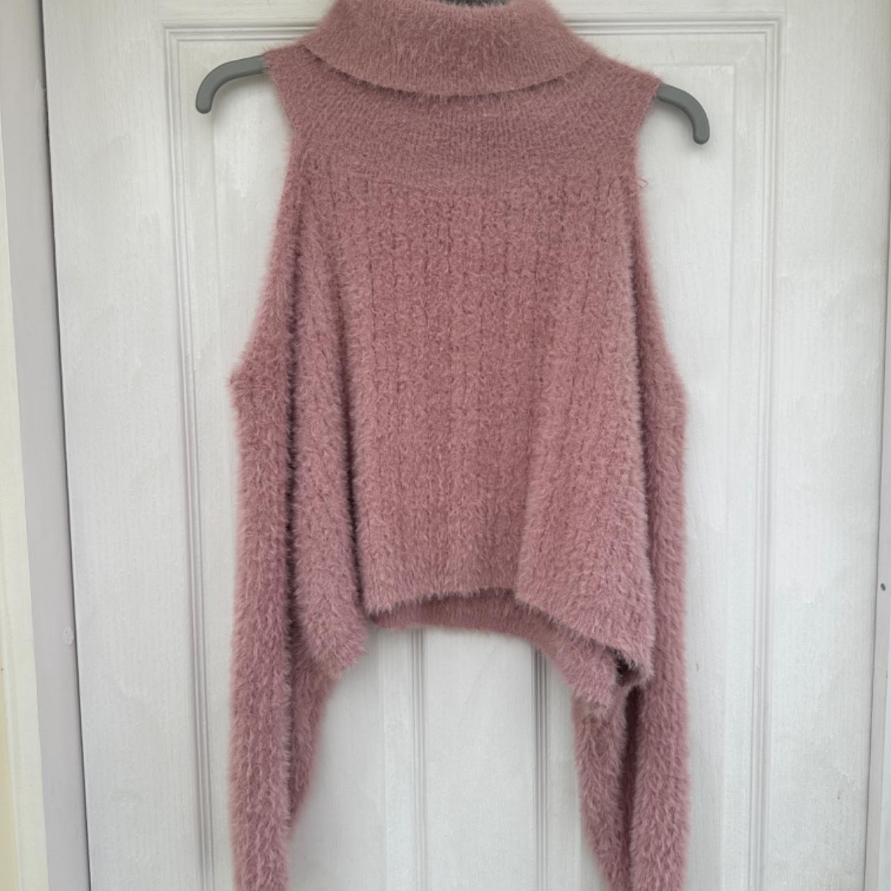 Skylar Rose Sweater With Open Shoulders