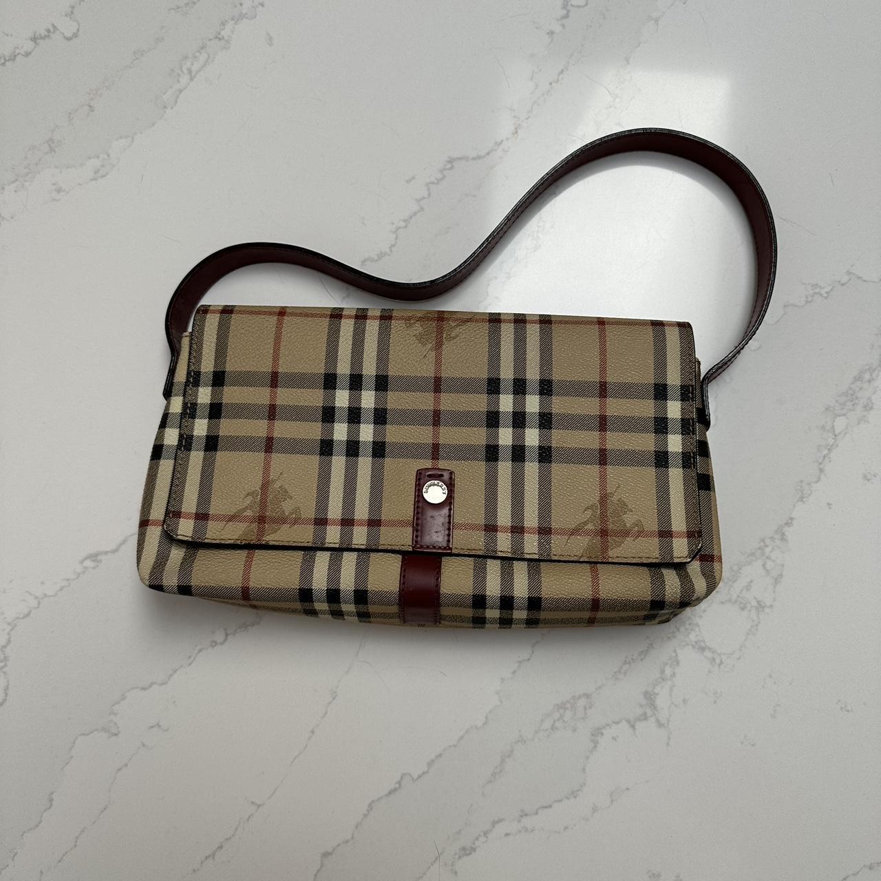 Authentic Burberry London Mini Pochette Good - Depop