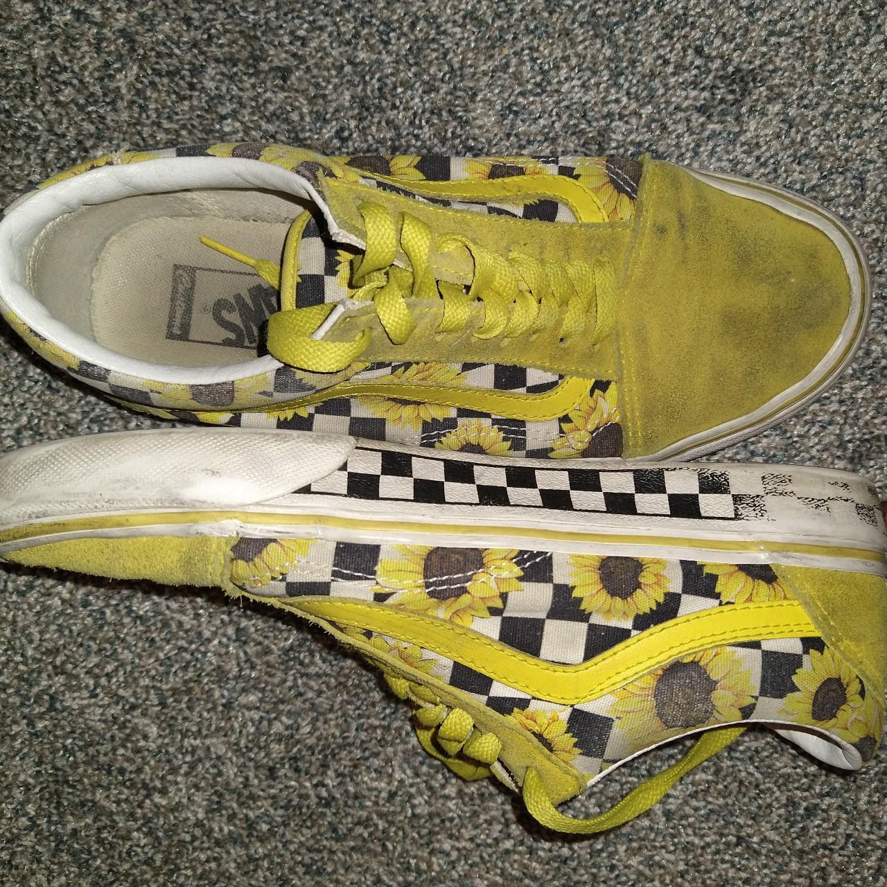 Yellow vans custom fashion